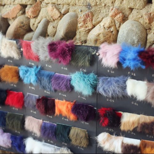 Echantillons dans l'atelier de Morgane Legras